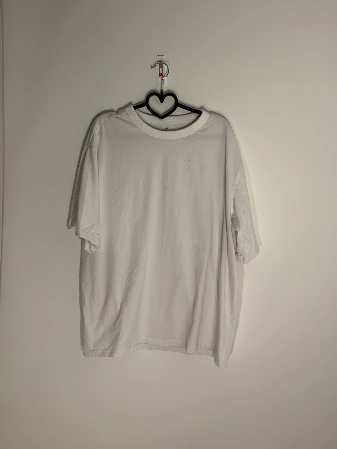 Vit relaxed fit t-shirt från H&M