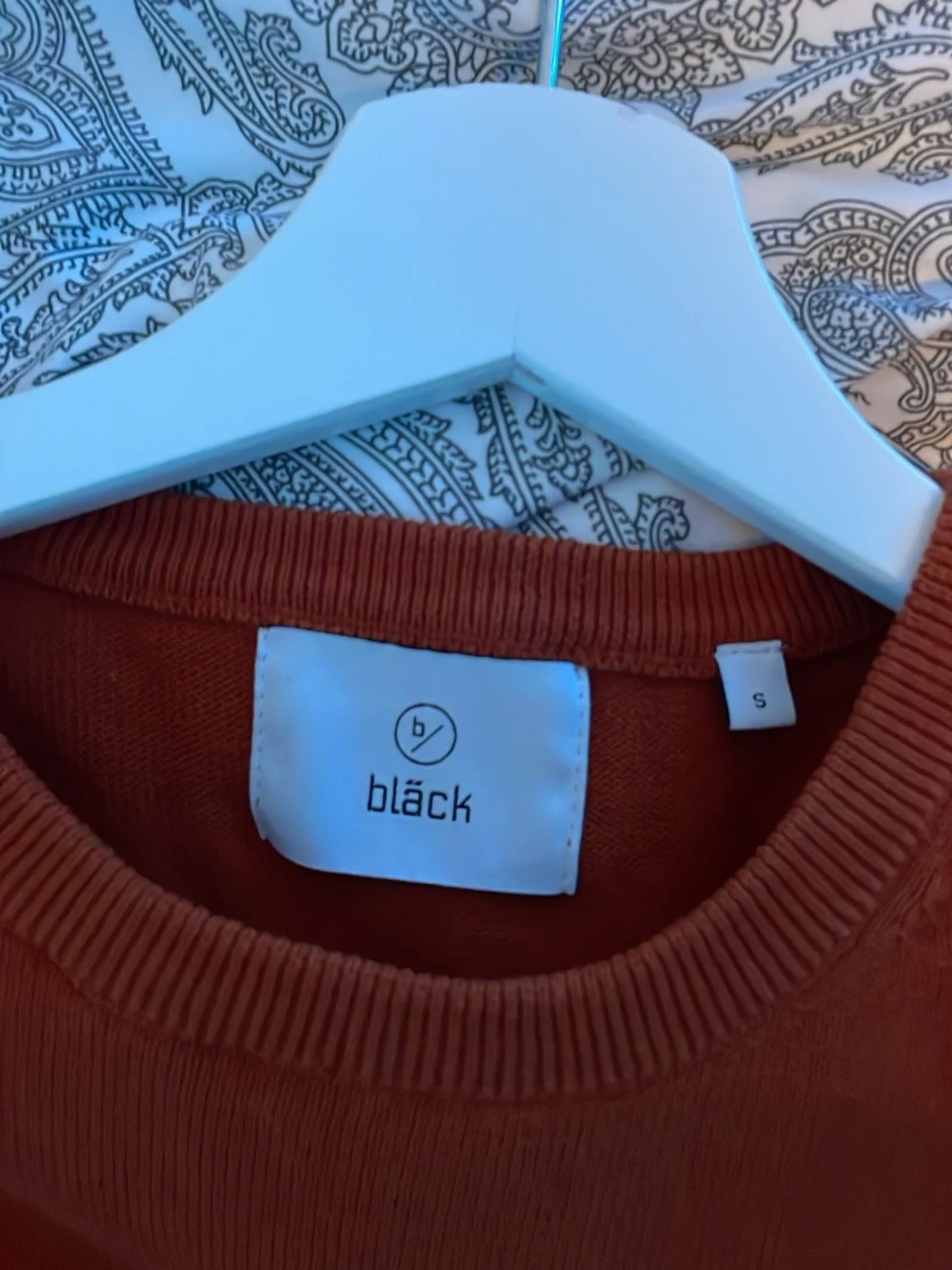 Rostbrun stickad tröja - 2