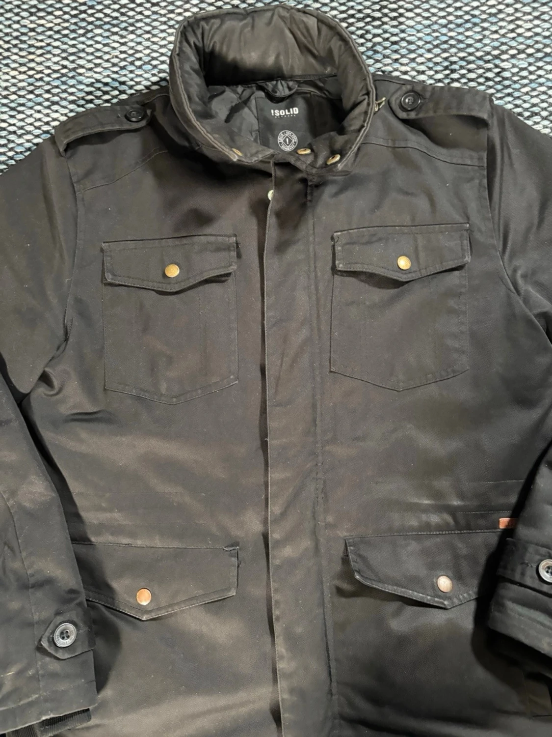 Svart jacka från Solid med fickor - 2