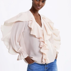 Zara blus - Rosa blus från zara, i allmänt bra skick🩷