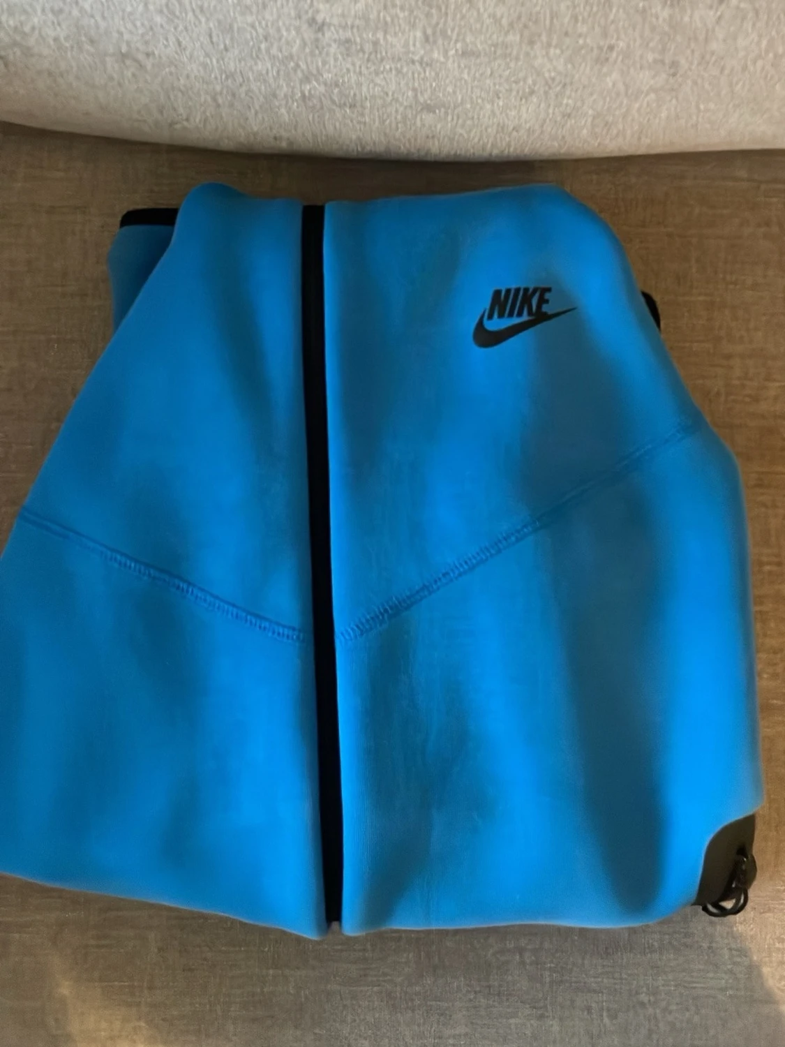 Blå zip hoodie från Nike - 1