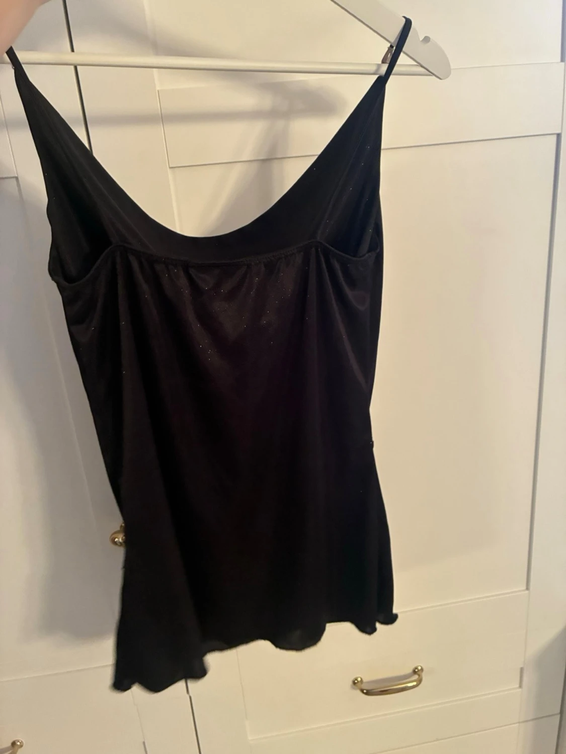 Black glitter top - 2