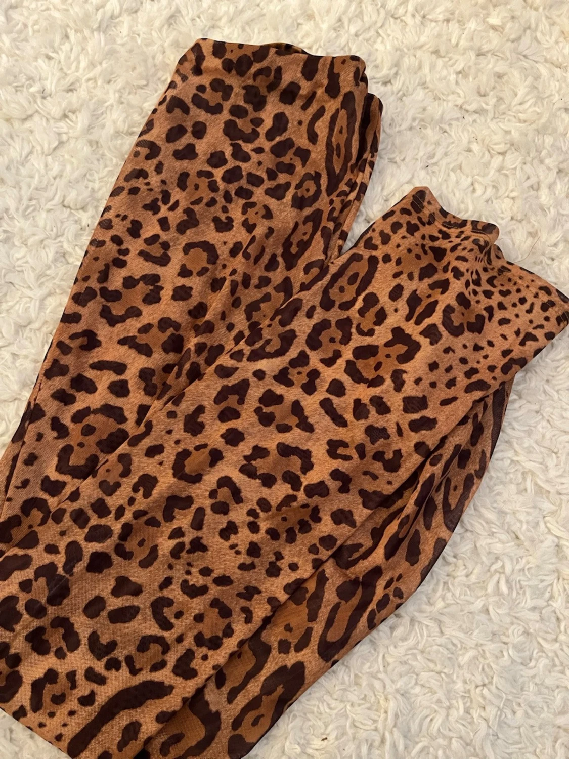 Leopardmönstrade leggings