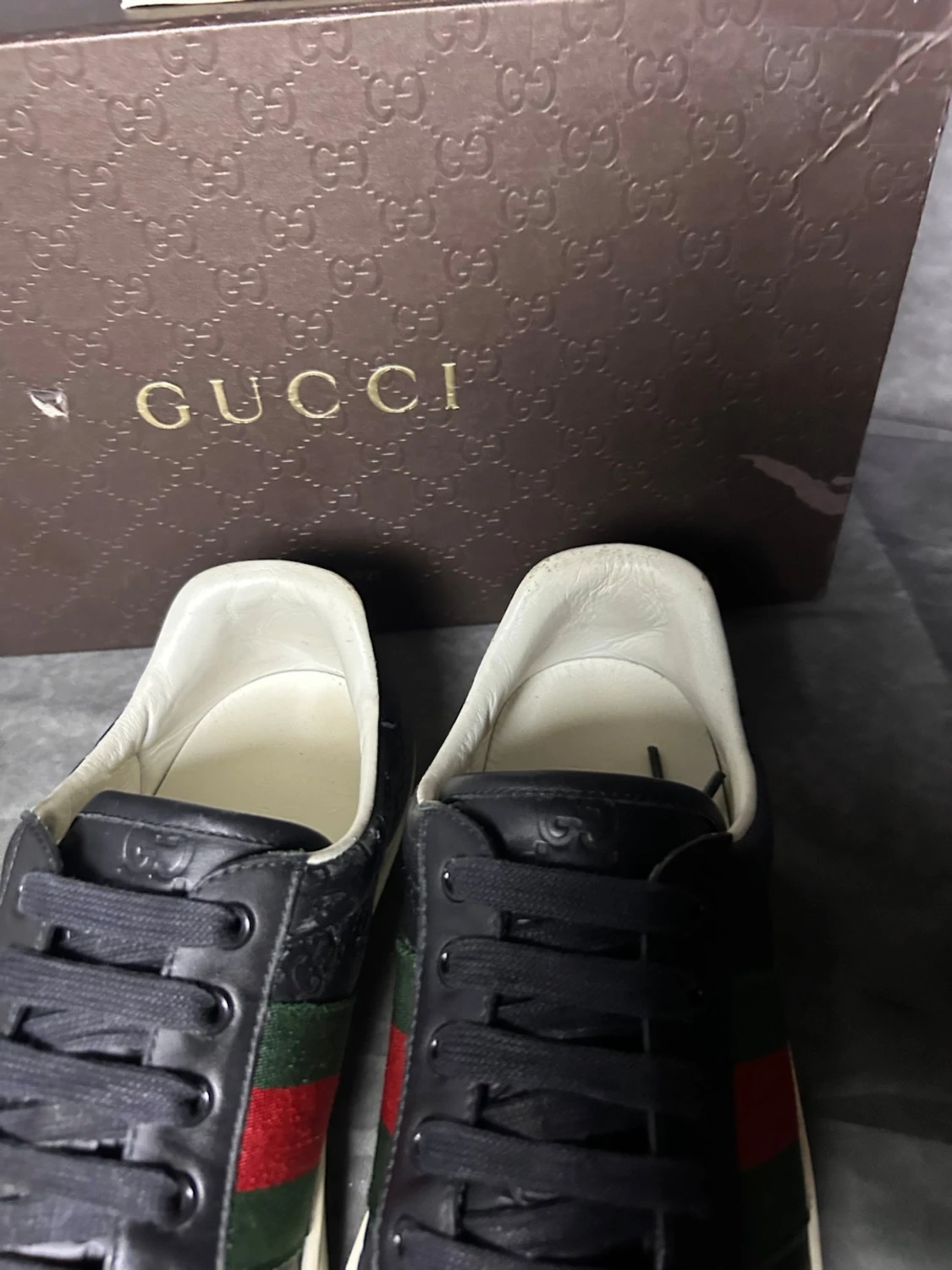 Gucci ace sneakers svarta - 2