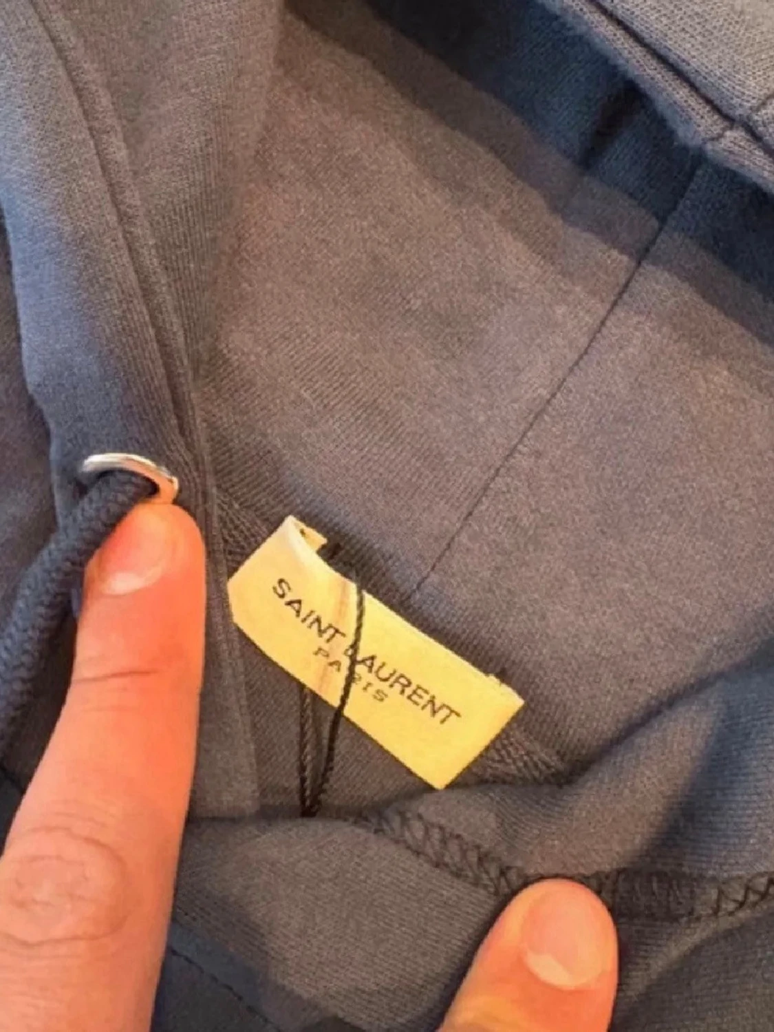 Mörkblå Saint Laurent hoodie - 3