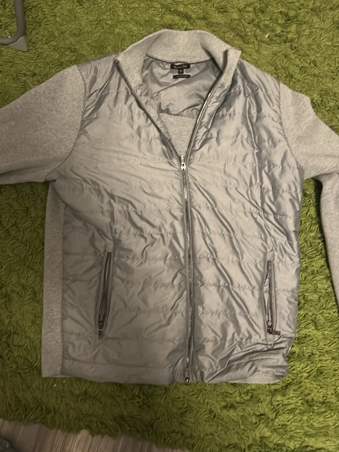 Grå cardiganjacka från Massimo Dutti