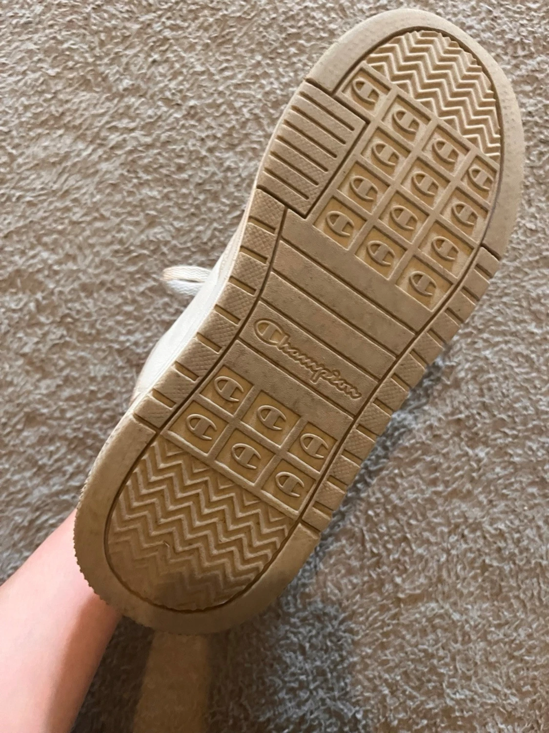 Vita Champion sneakers i läder - 1
