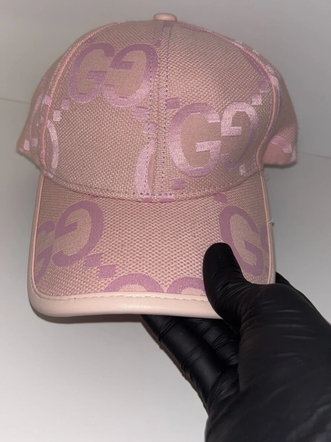Rosa keps från GG med GG-mönster - 1