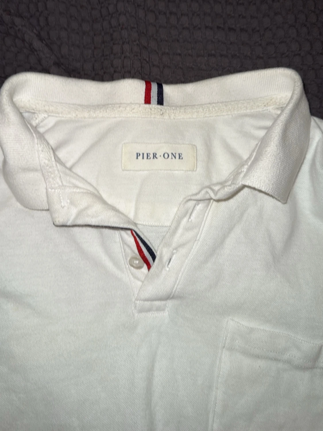Vit pikétröja från Pier One - 1
