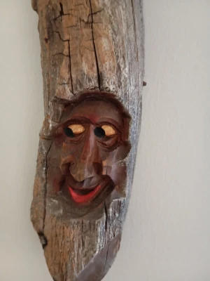 Träfigur - Träfigur Höjd ca 20 cm 