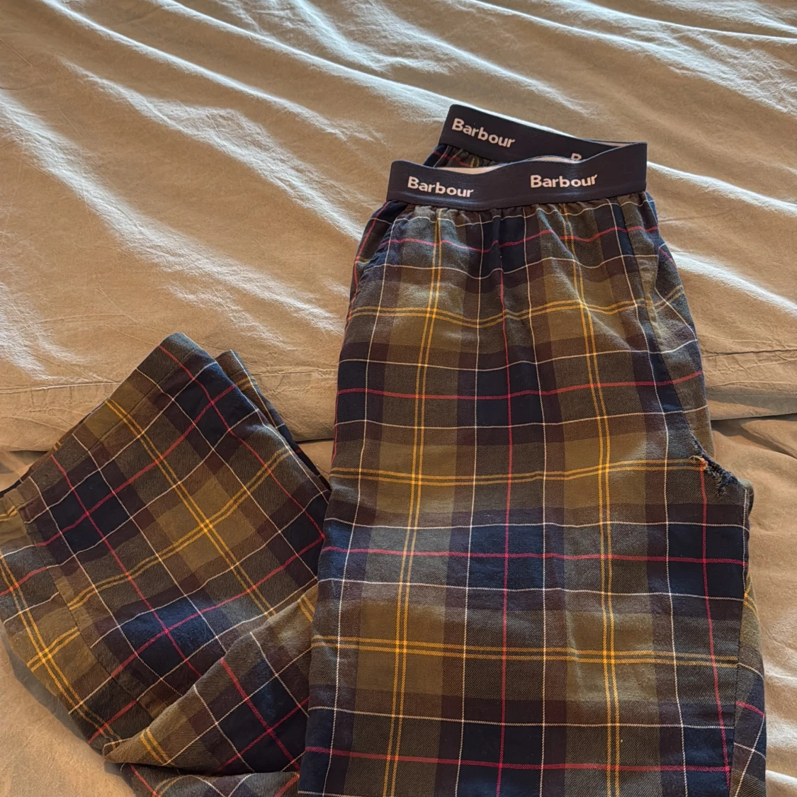 Rutig pyjamasbyxa från Barbour