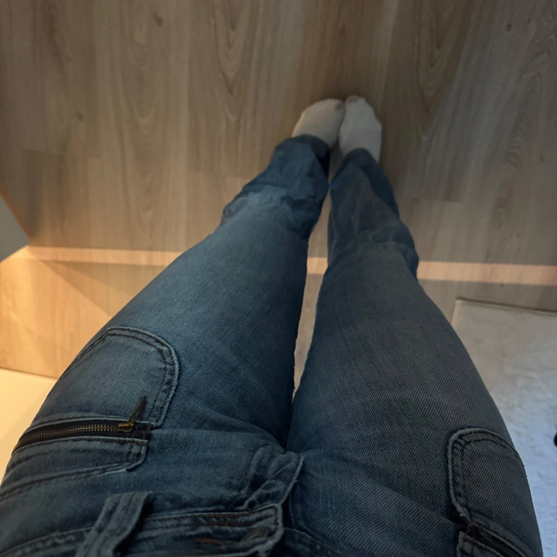 jättefina blåa jeans! - 1