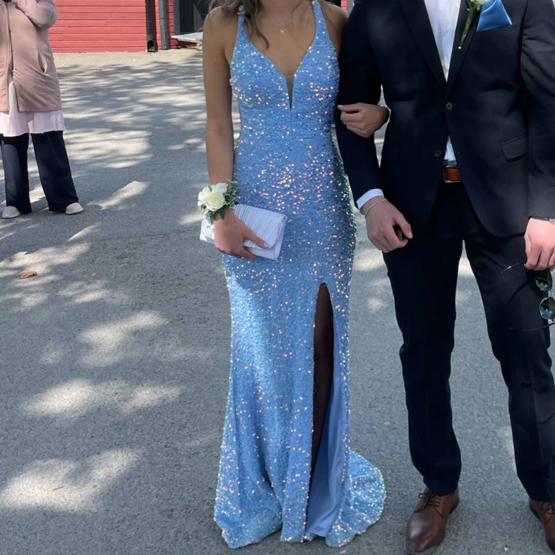 Ljusblå balklänning  - 2