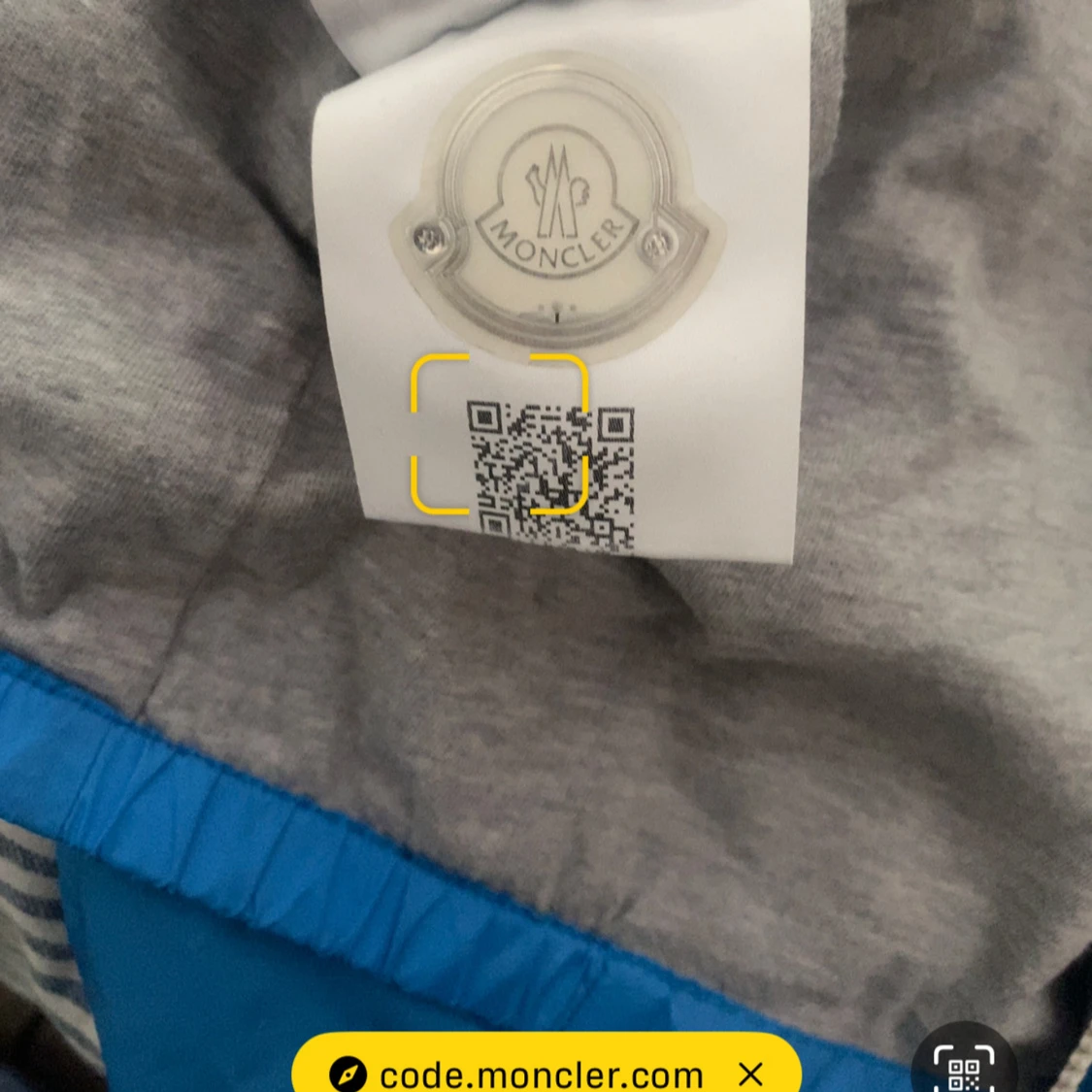 Blå vindjacka från Moncler - 2