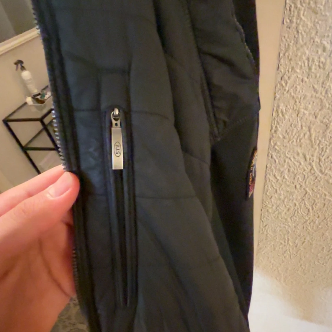 Svart fleecejacka Parajumpers S