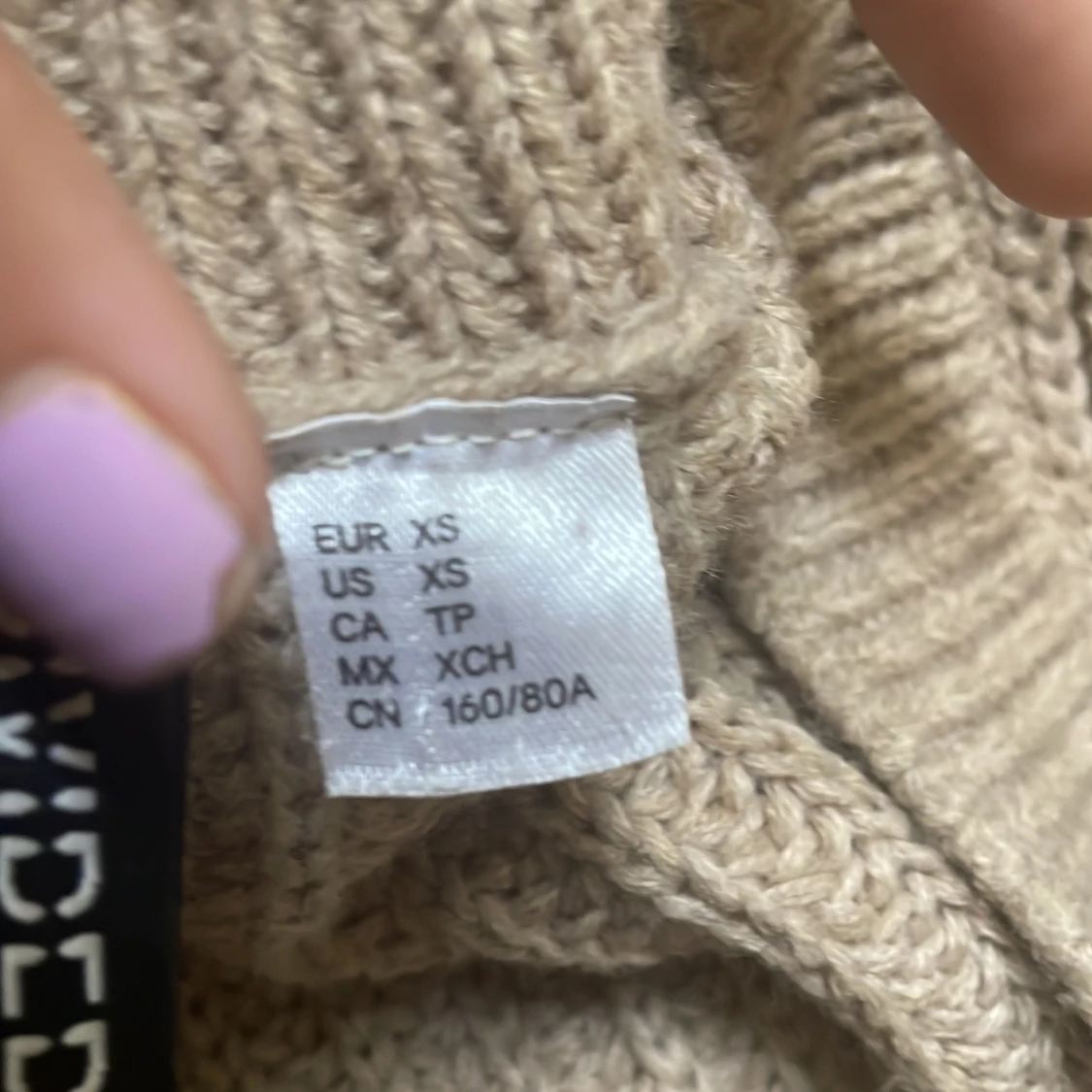 Beige stickad kofta från H&M Divided - 4