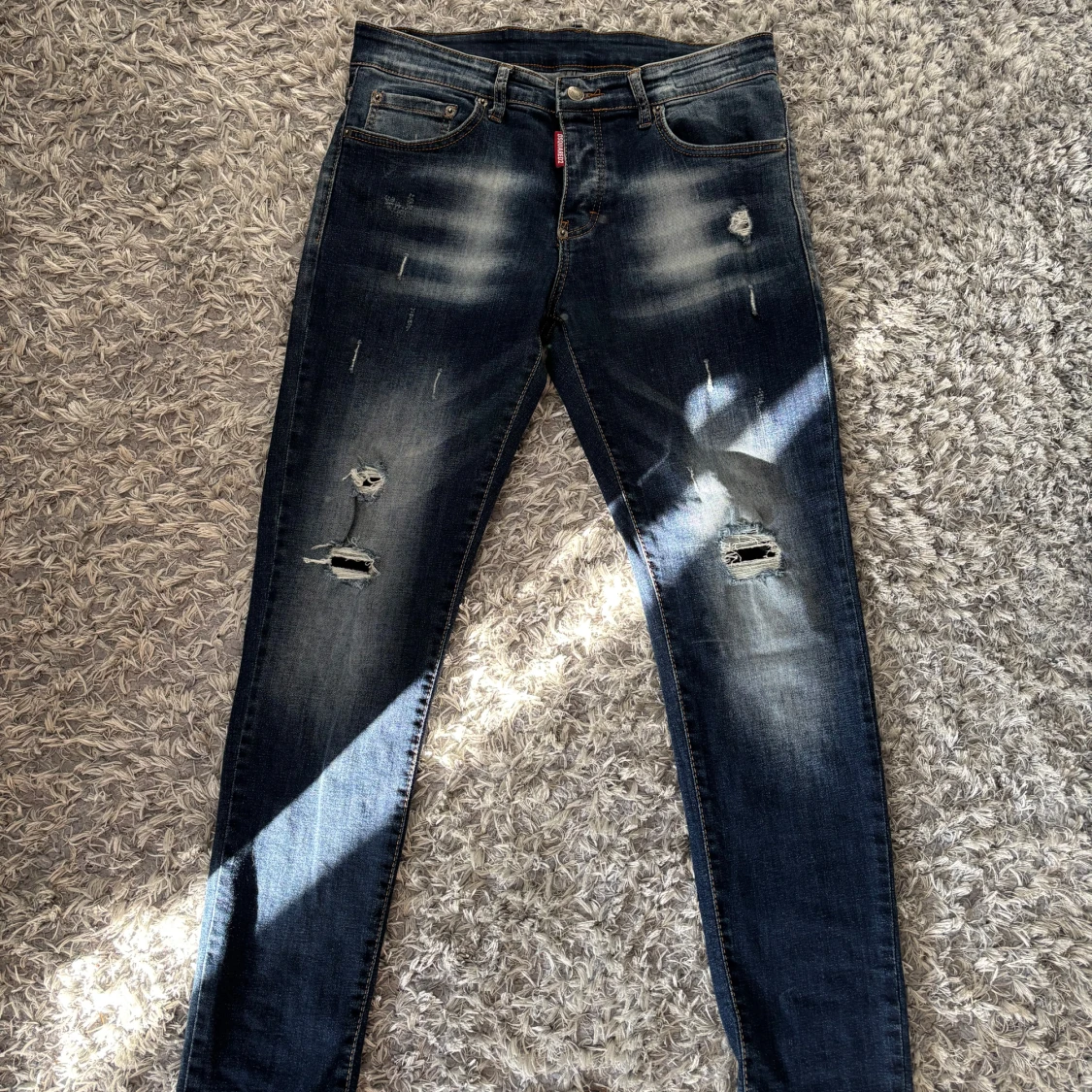 Mörkblå Dsquared2 skinny jeans
