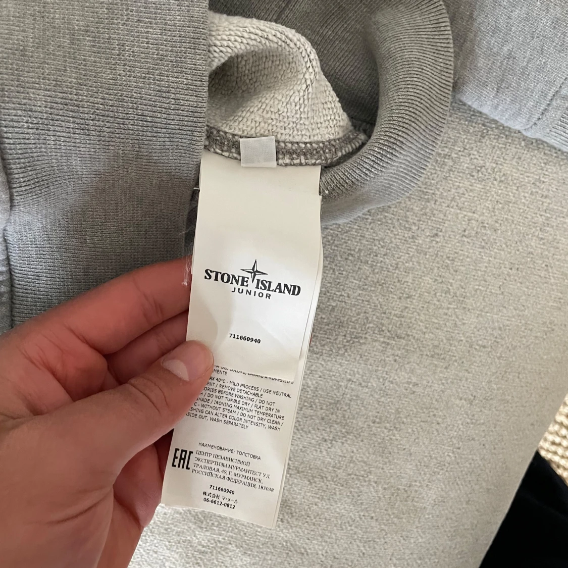 Grå sweatshirt från Stone Island - 1