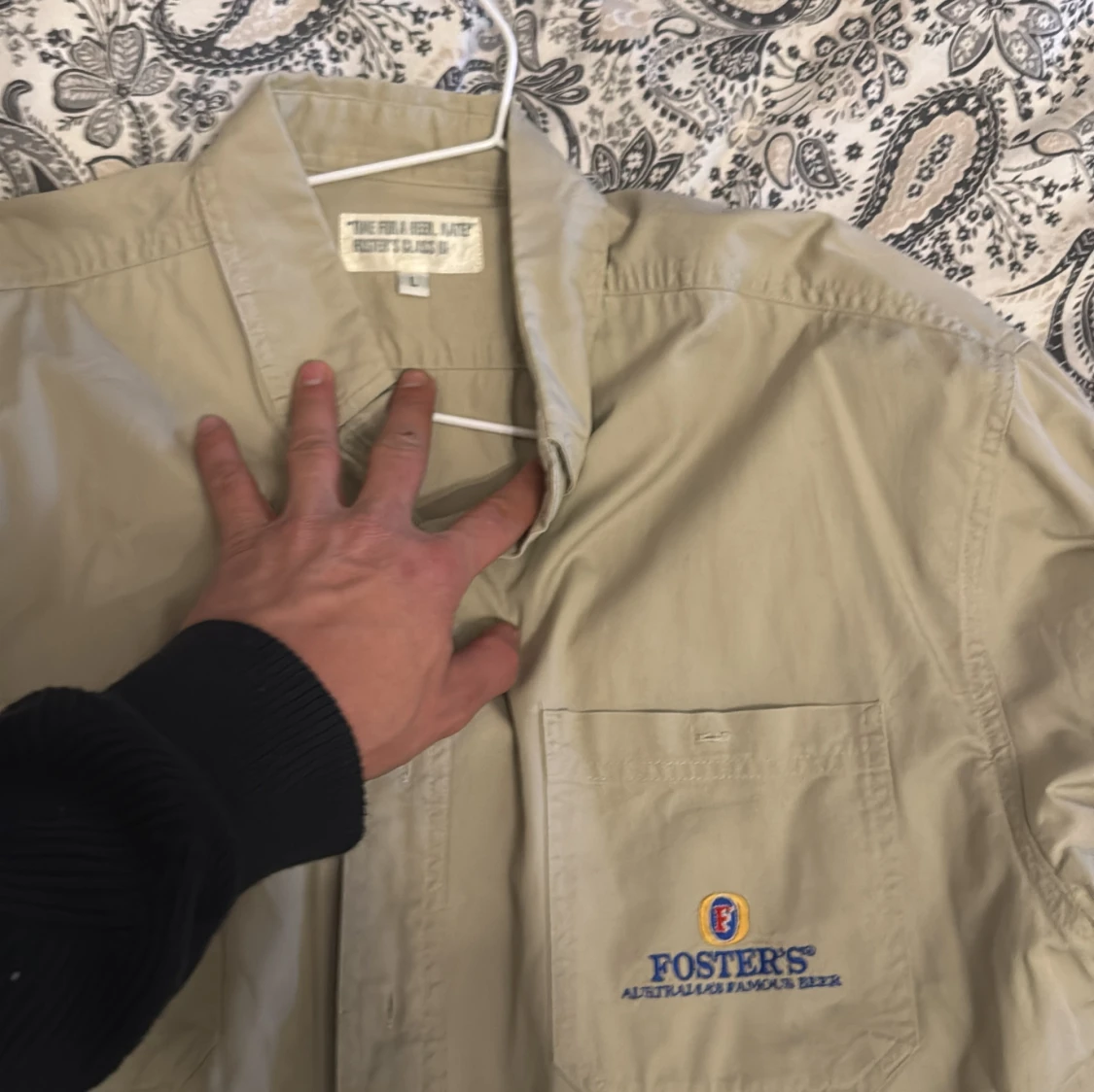 Beige skjorta från Foster's - 2