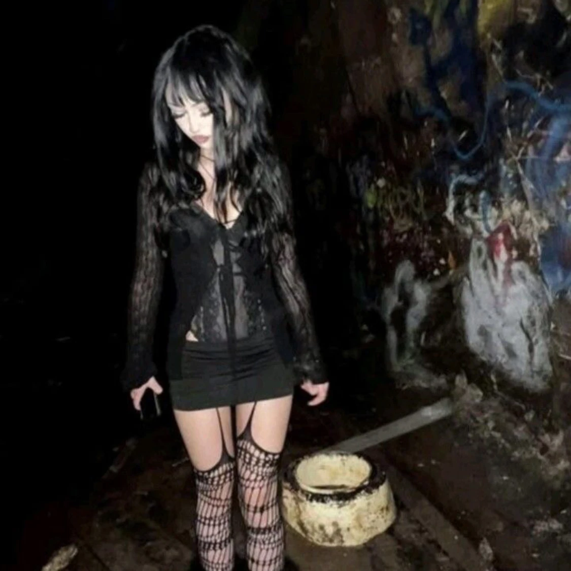 Svarta shorts med hög midja - 4