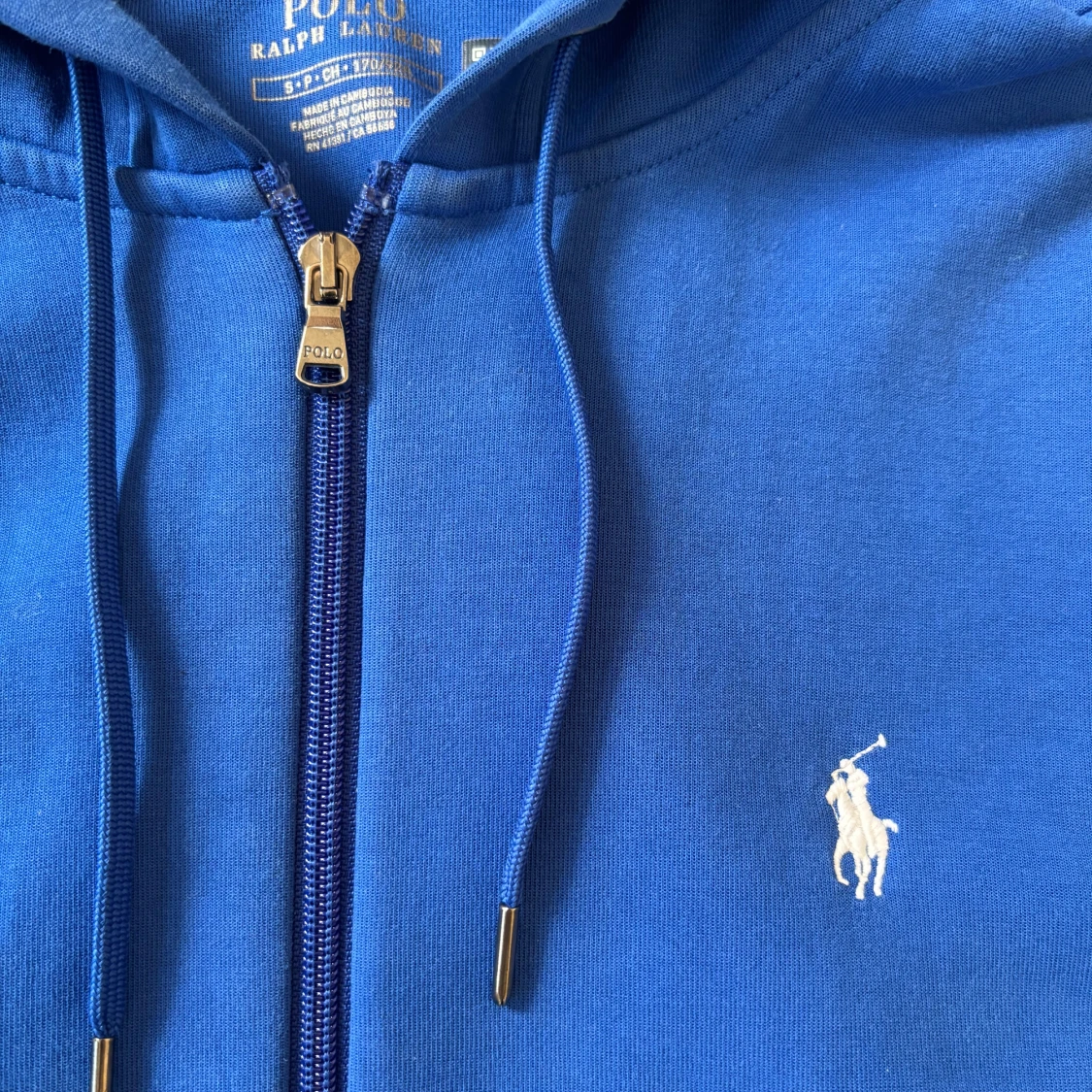 Blå Zip hoodie från Polo Ralph Lauren