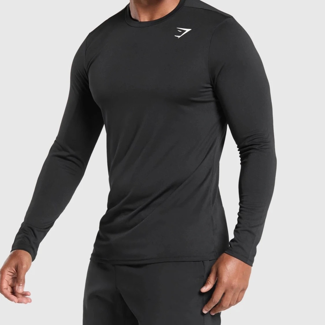 Svart långärmad träningströja från Gymshark