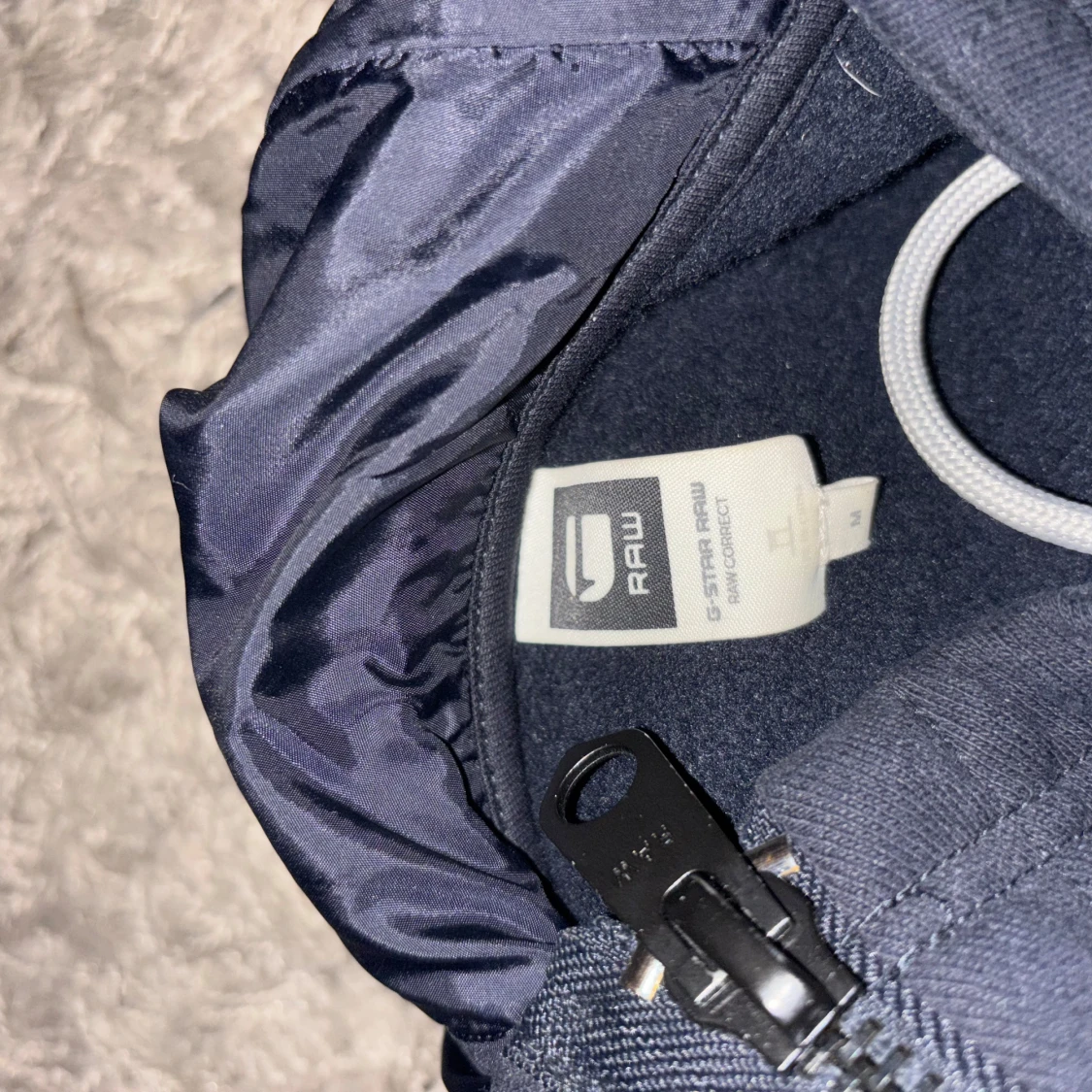 Svart hoodie från G-Star RAW med dragkedja - 3