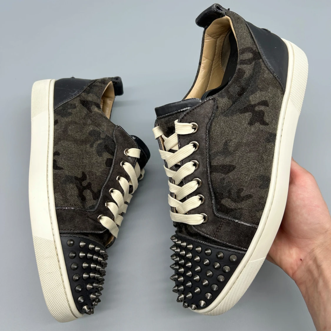 Louboutin Junior Spike Camo 41