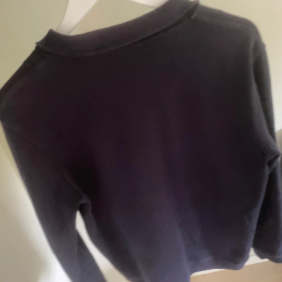 Mörkblå tröja med dragkedja från Polo Ralph Lauren i storlek small - 1