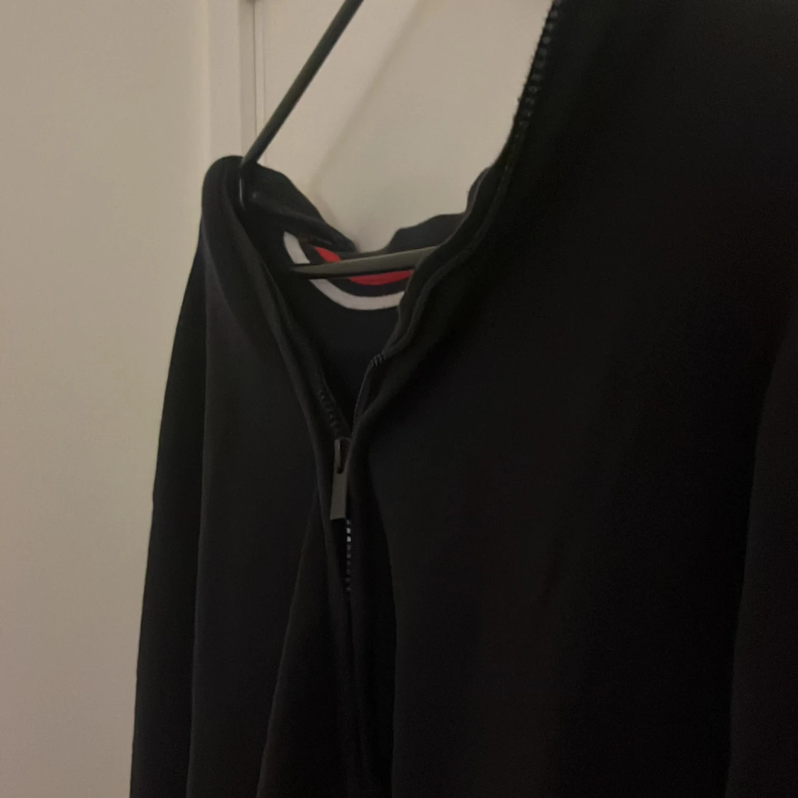 Mörkblå cardigan/kofta med zip från next stl.164/xs - 4