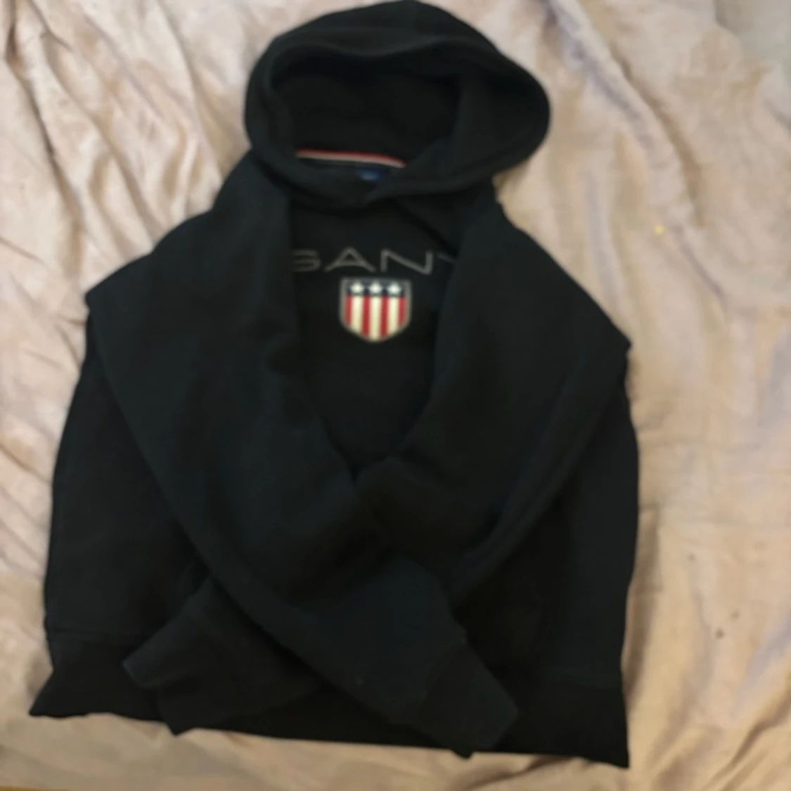 Svart hoodie från GANT