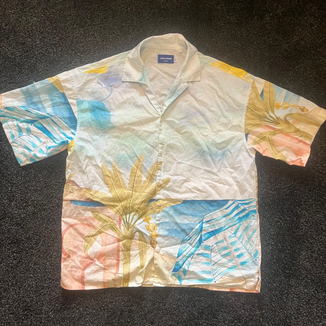 Flerfärgad kortärmad skjorta från Jack & Jones