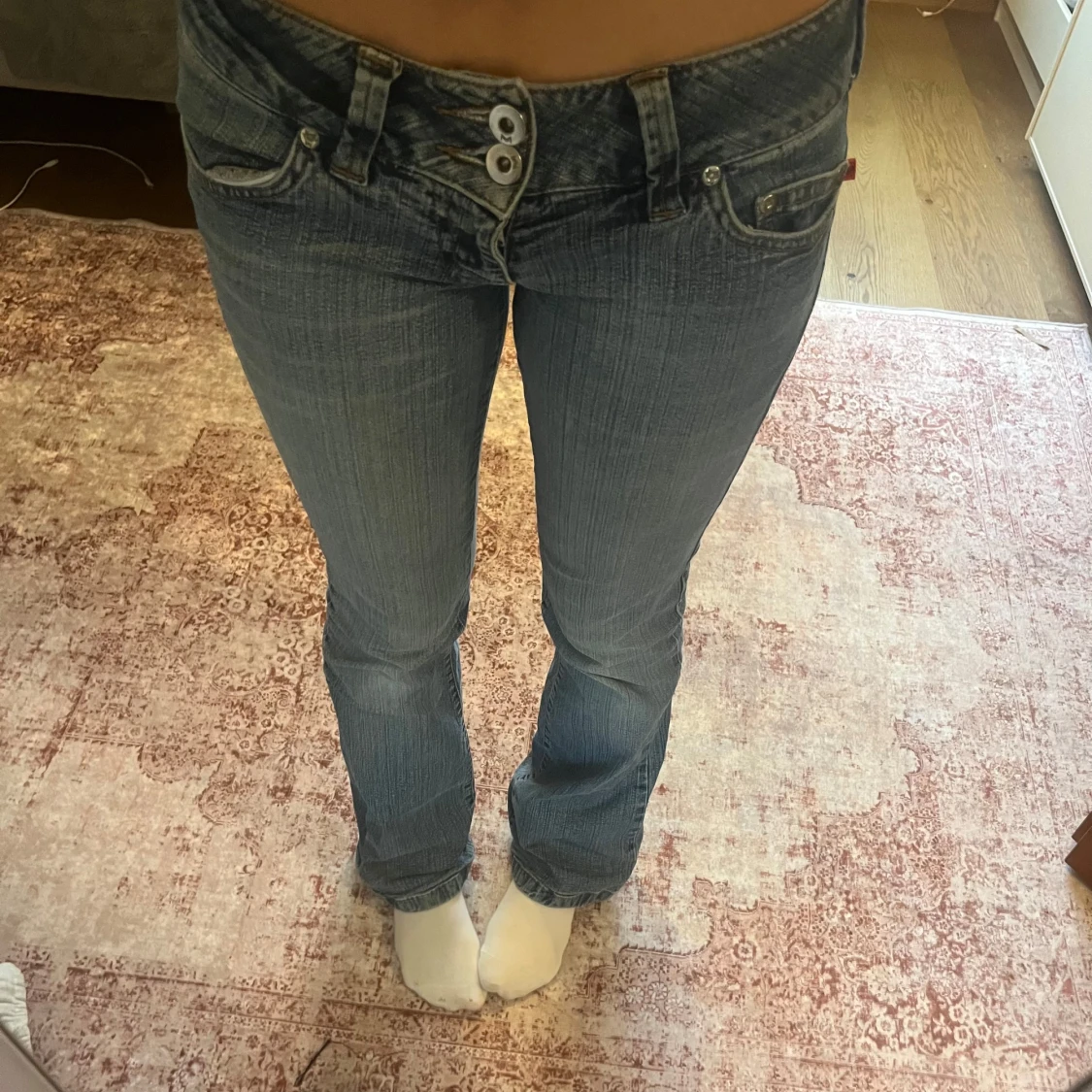 Ljusblå flare jeans från Vero Moda - 1