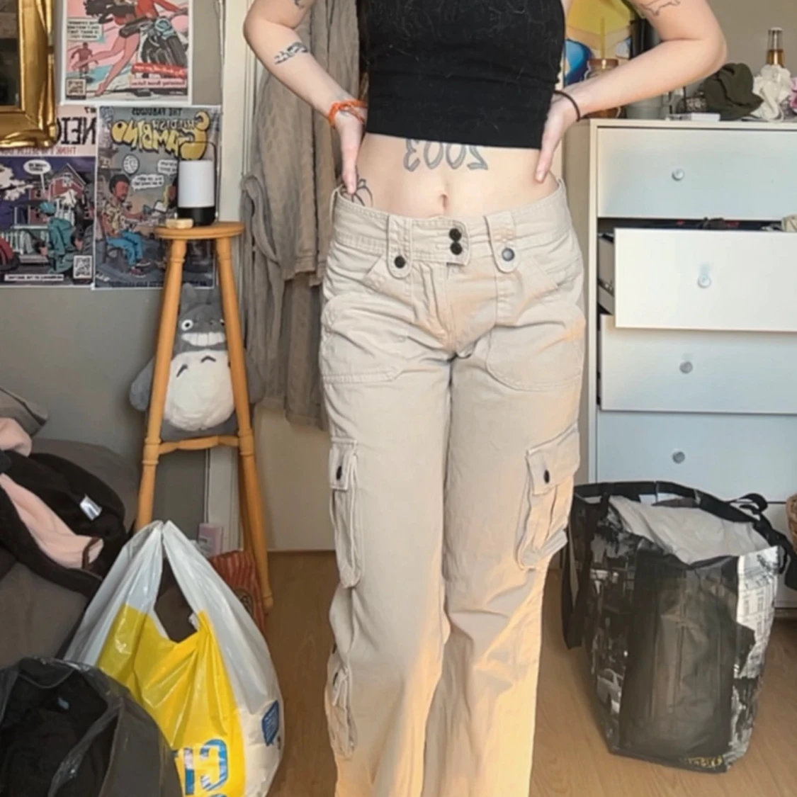 Pull&Bear Cargo Jeans - 1