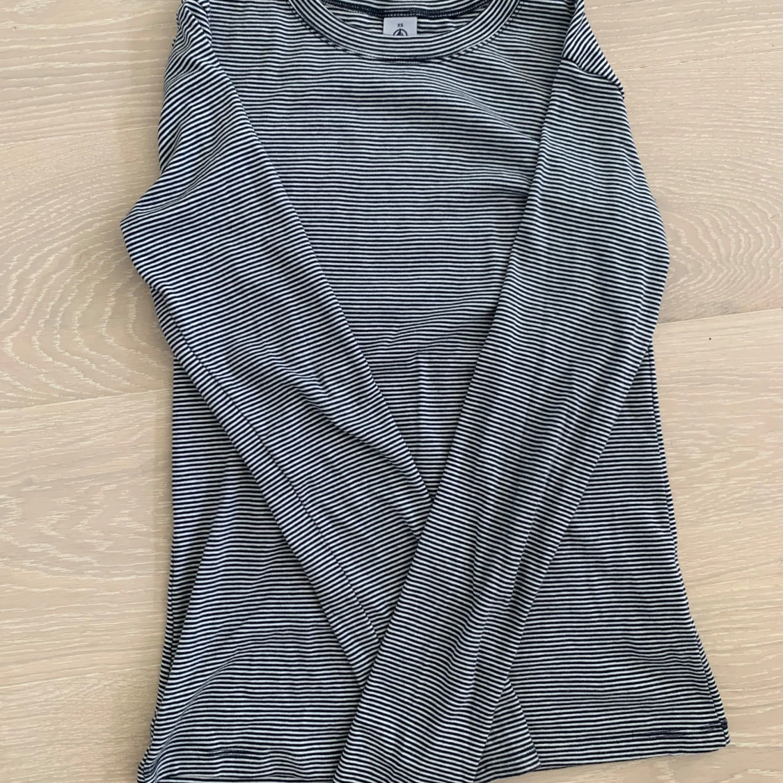 Randig långärmad tröja