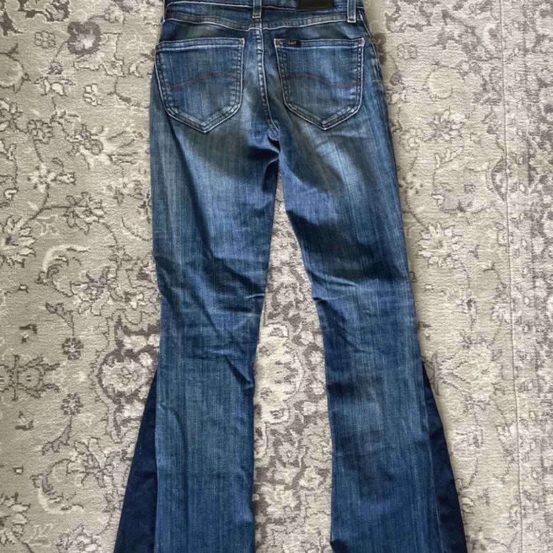 Blå bootcut jeans från Lee - 4