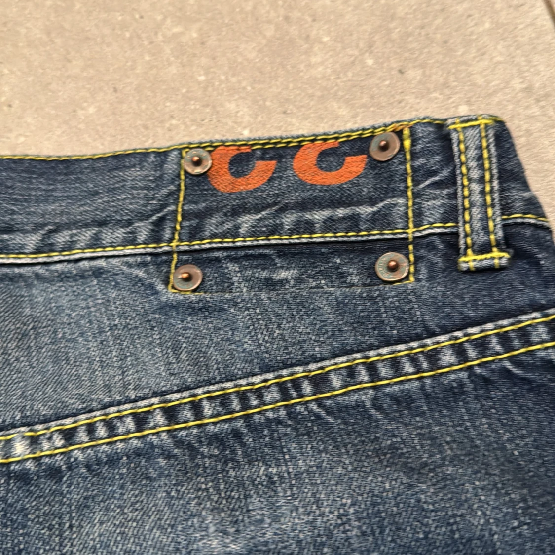 Blåa dondup jeans - 4