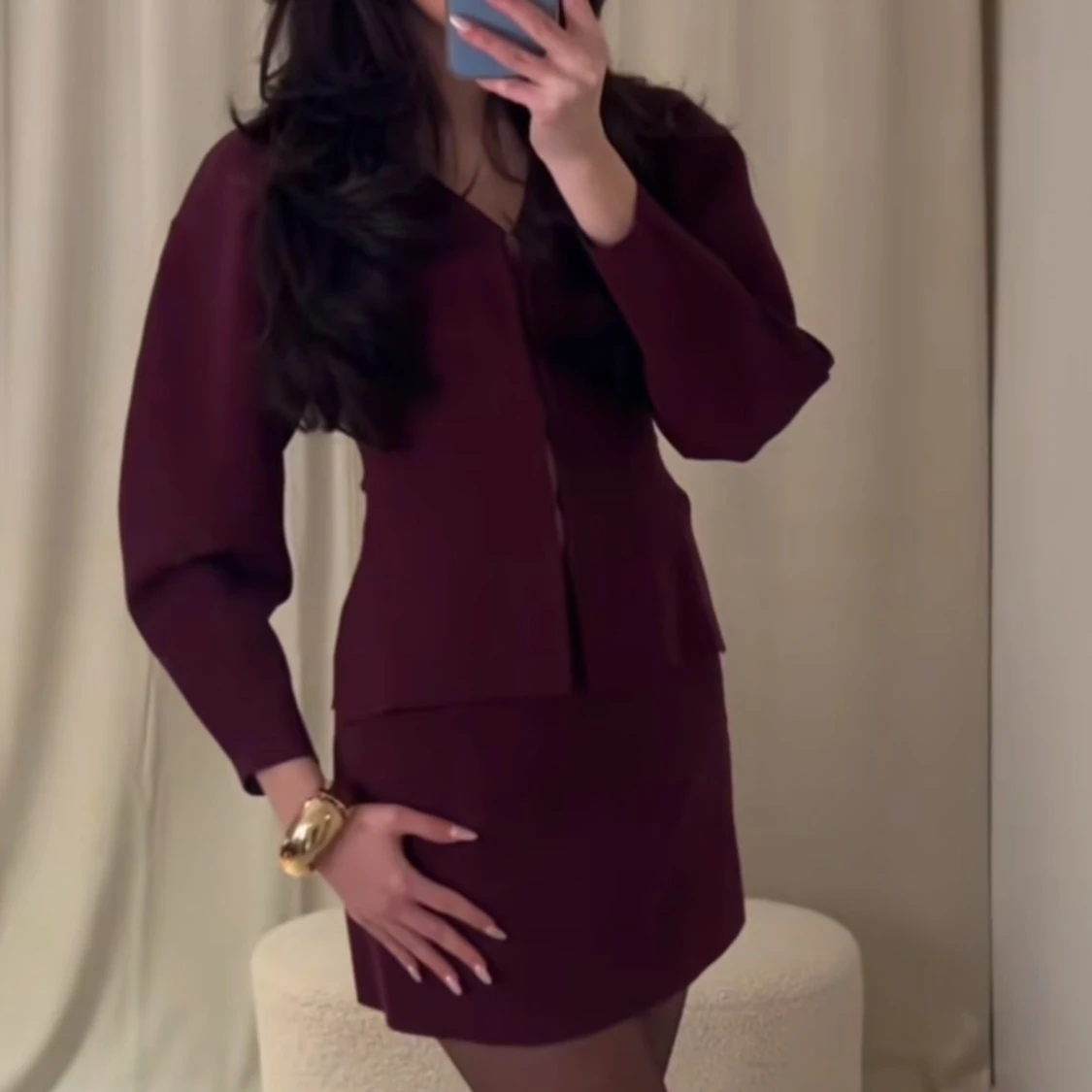 Vinröd Zara set - 1