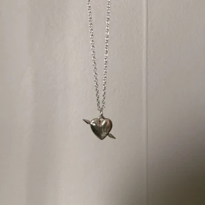 Maria Nilsdotter halsband silver - Tuvstarr heart necklace🩷använt cirka 2 gånger. Nyskick!