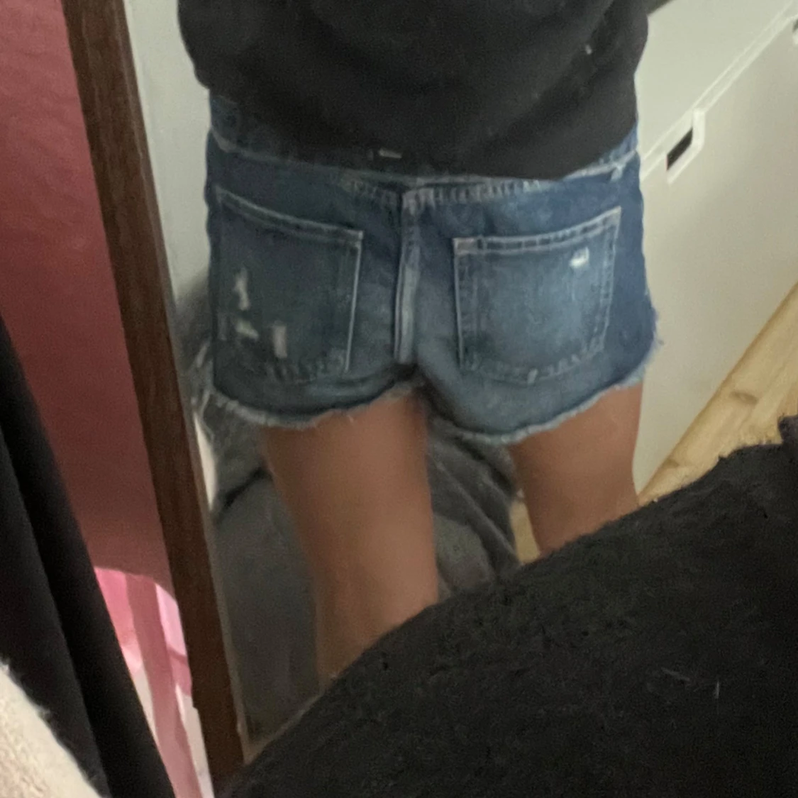 Blå Jeanshorts - 1