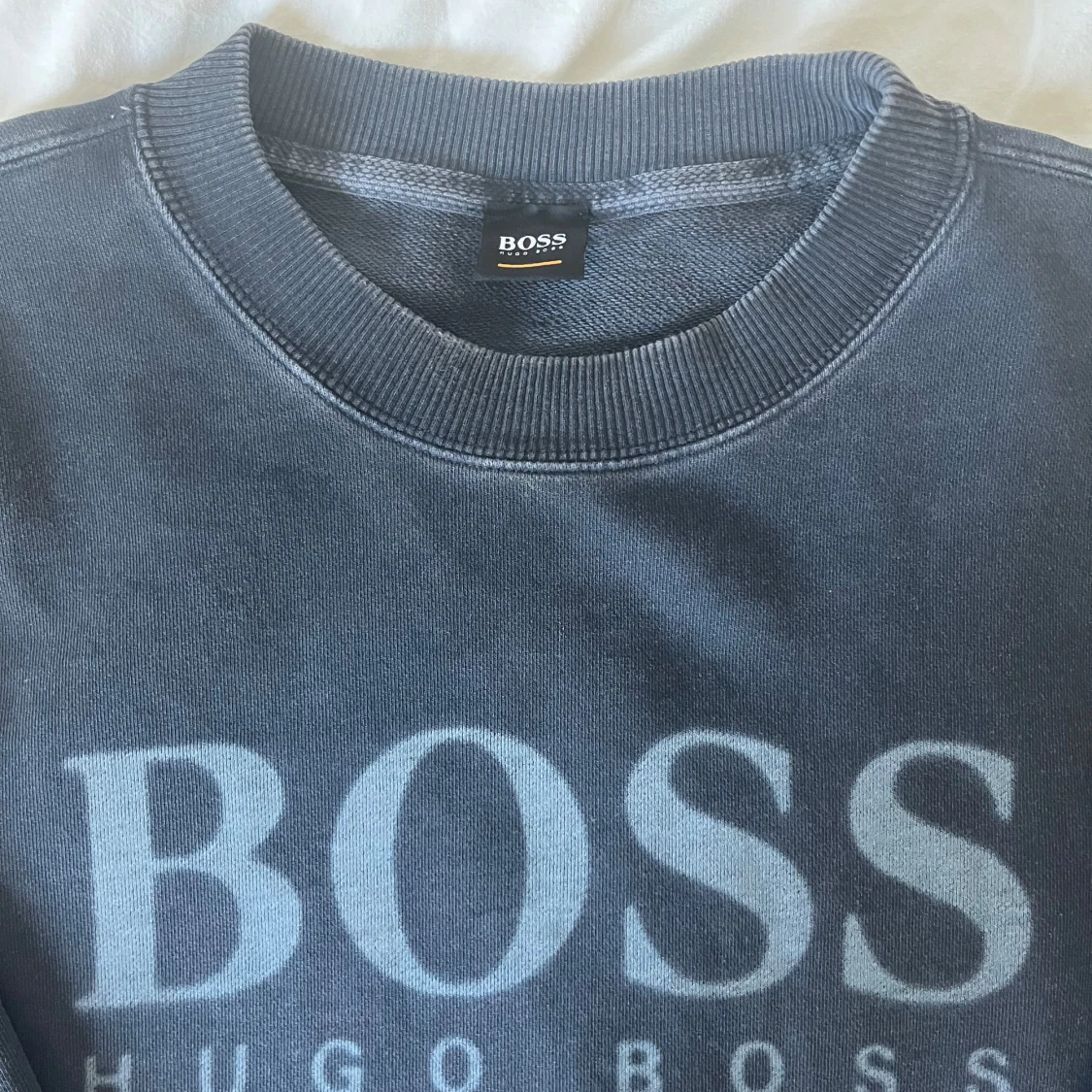 Mörkgrå sweatshirt från Hugo Boss - 1