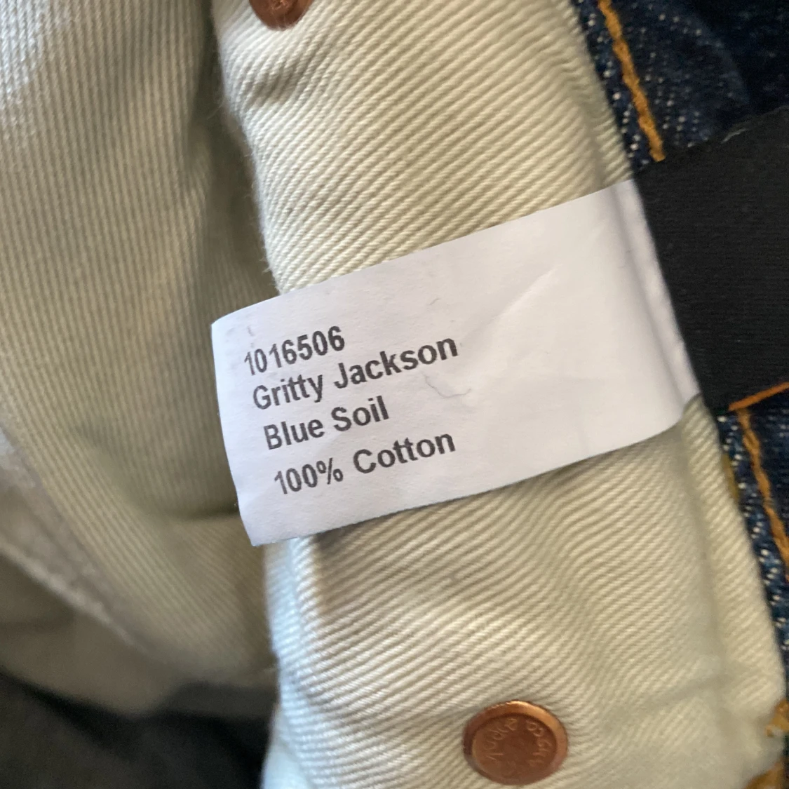 Nudie Jeans Gritty Jackson Blue Soil - 3