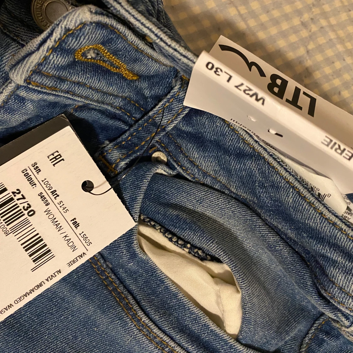 Blå bootcut jeans från LTB - 2