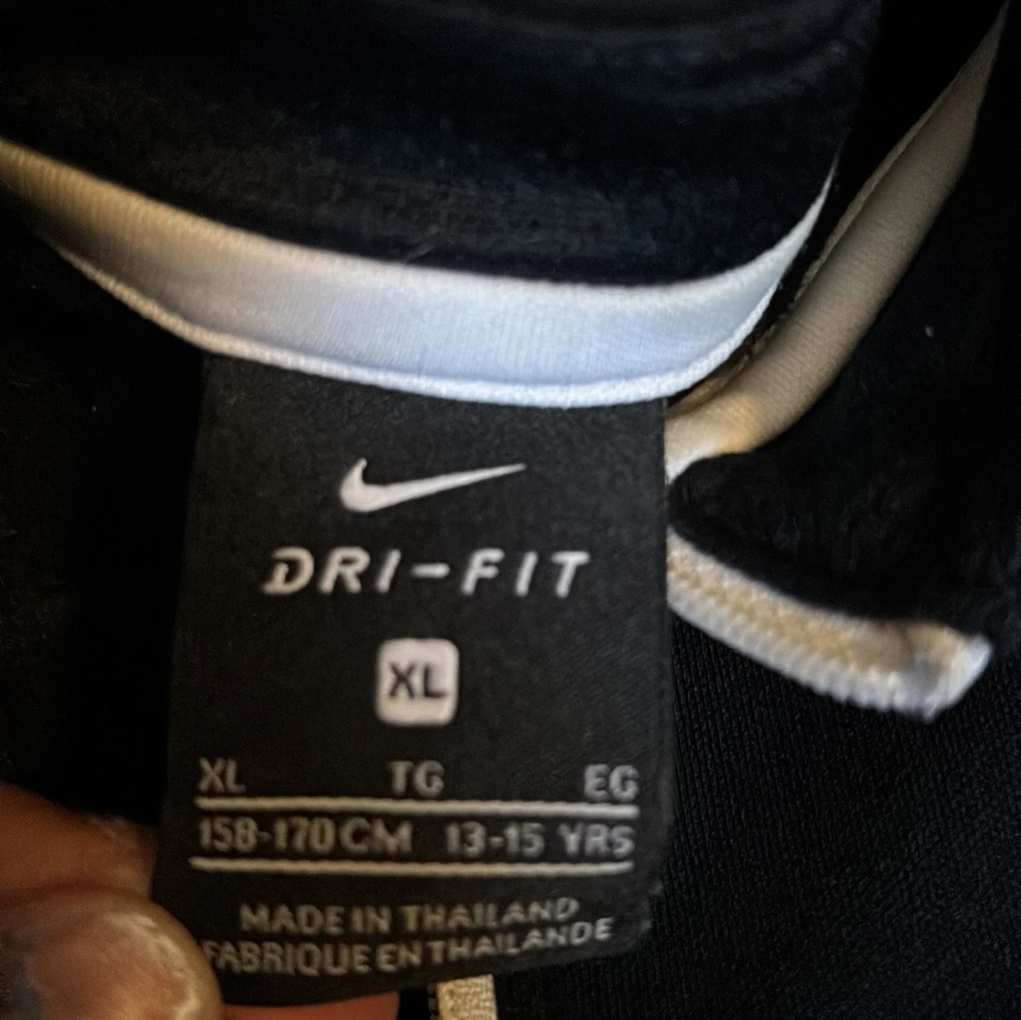 Svart Nike half zip träningströja - 4