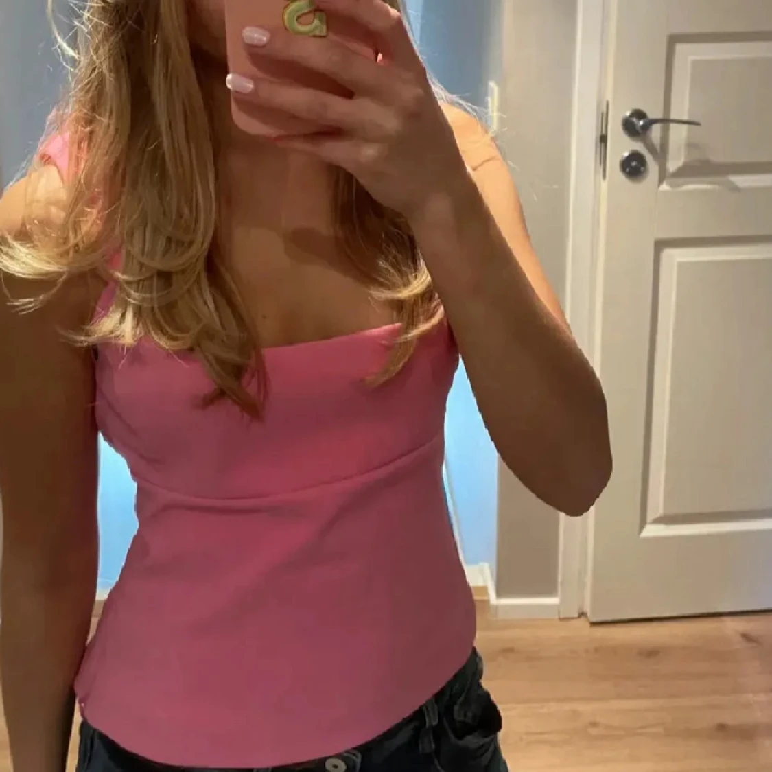 Rosa linnetopp från Zara