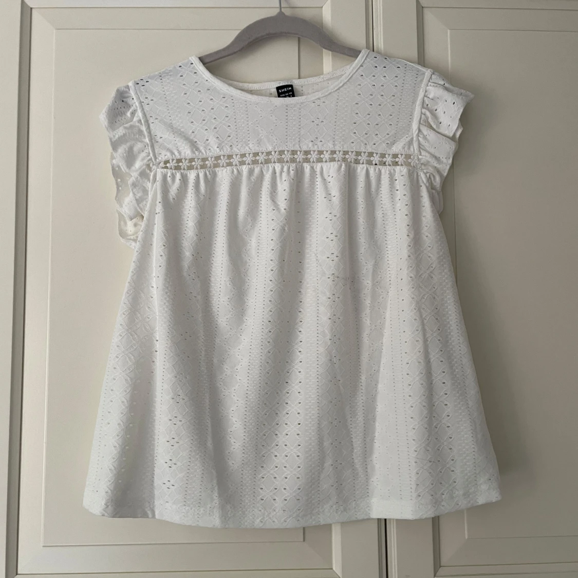 Vit blus från shein 