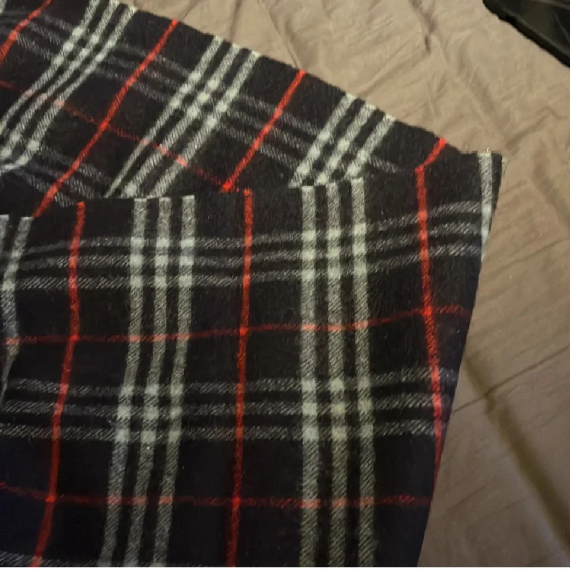 Rutig ullhalsduk från Burberrys - 2