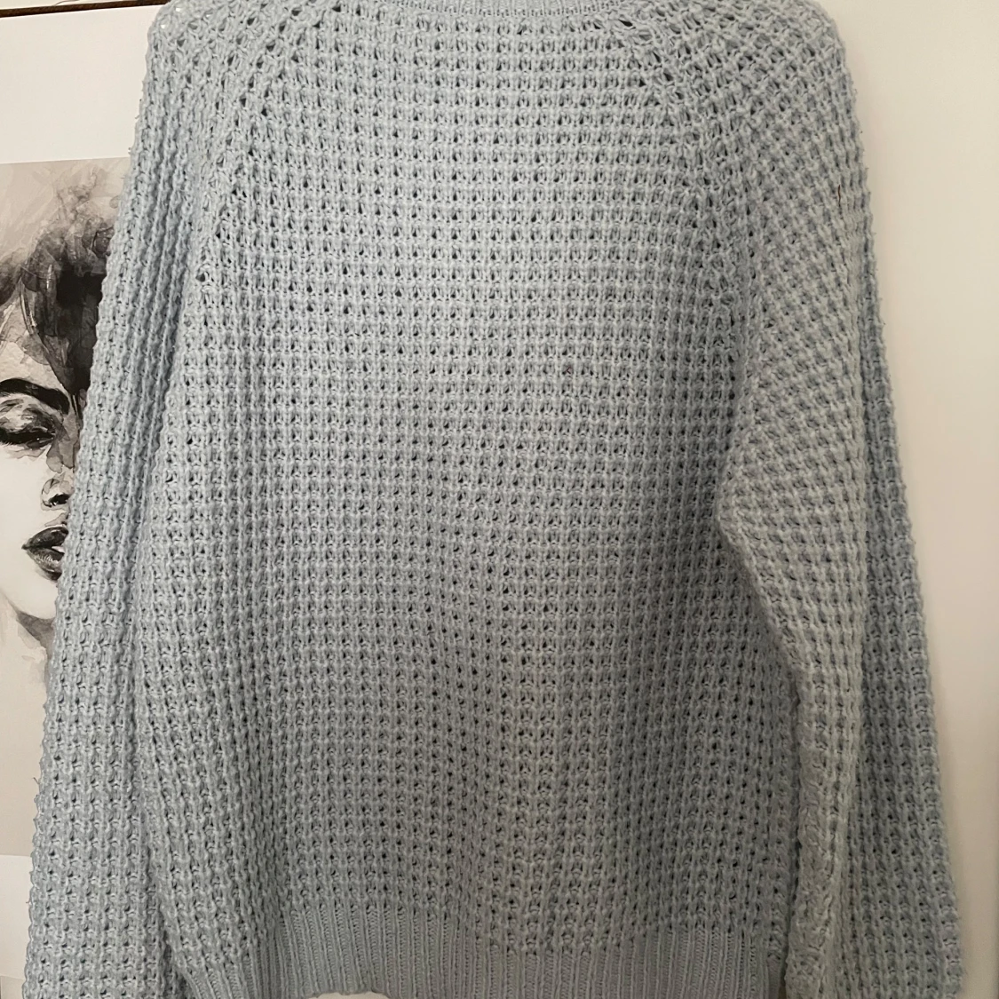 Ljusblå stickad tröja från Lager 157 - 2