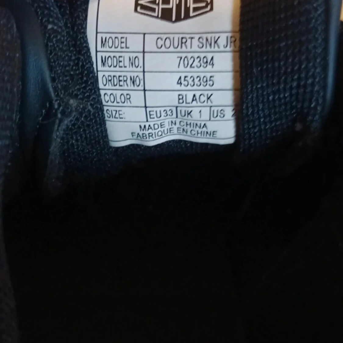 Svarta sneakers Court SNK JR - 1