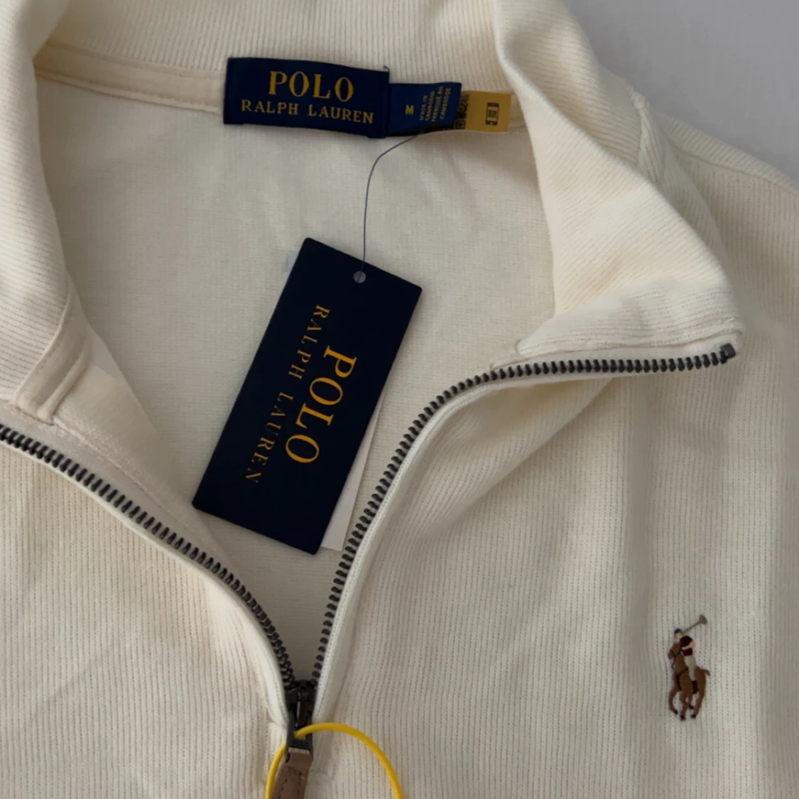 Beige RL Half Zip - 2